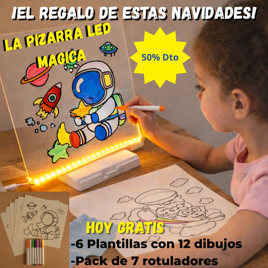 Pizarra Led Mágica ¡y di ADIOS a las pantallas!