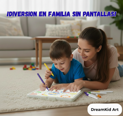 Pizarra Led Mágica DreamKid Art (+7 rotuladores y 12 plantillas de REGALO!)