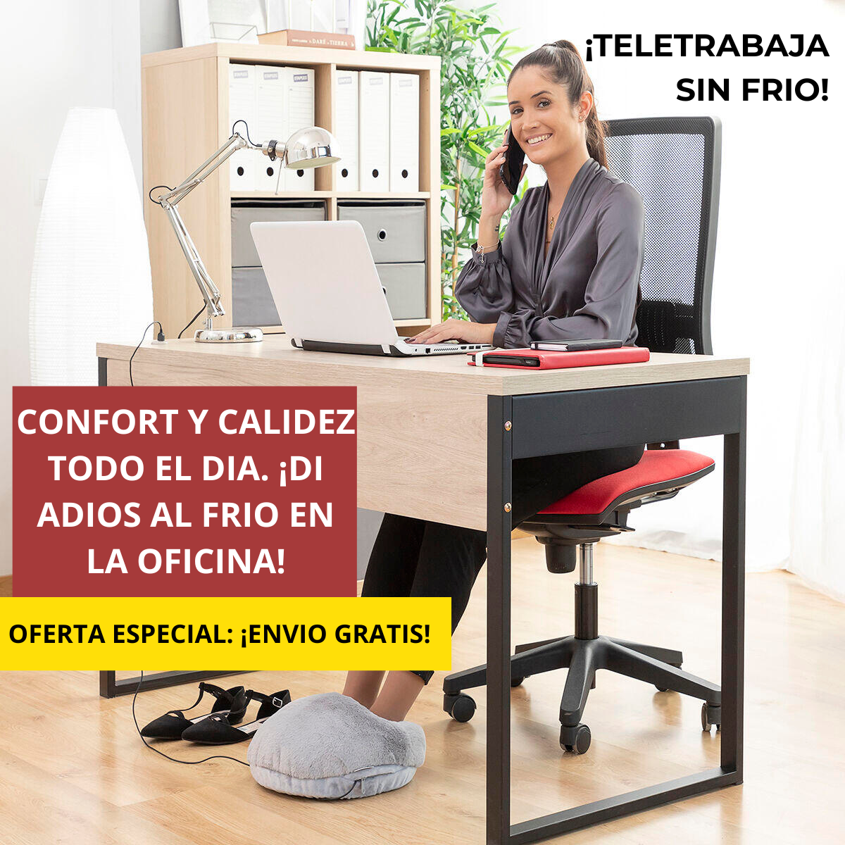 Calentador de Pies Eléctrico Hotfeet